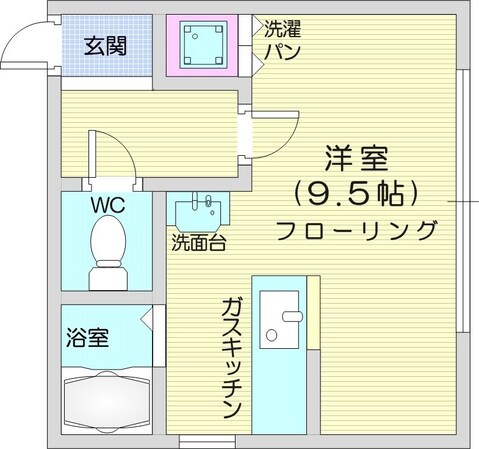 新川駅 徒歩12分 1階の物件間取画像